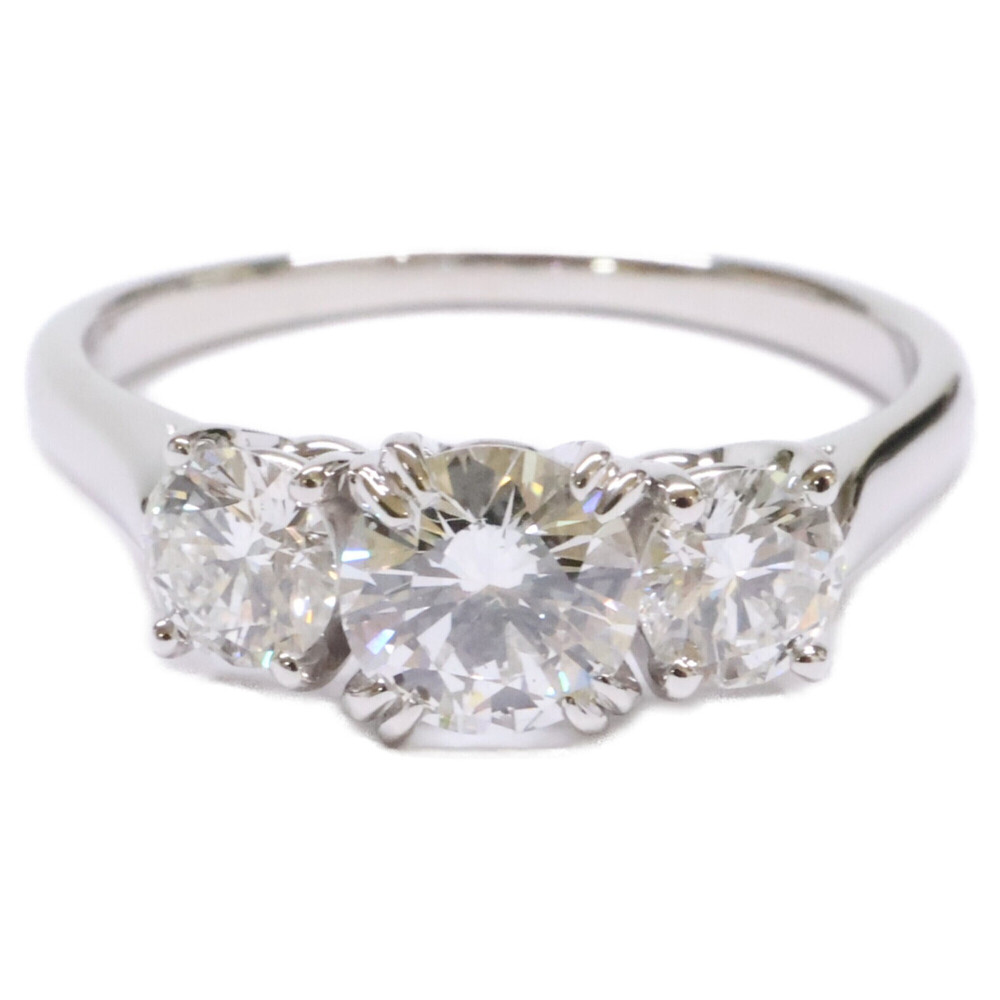 HARRY WINSTON Silver Diamond Ring